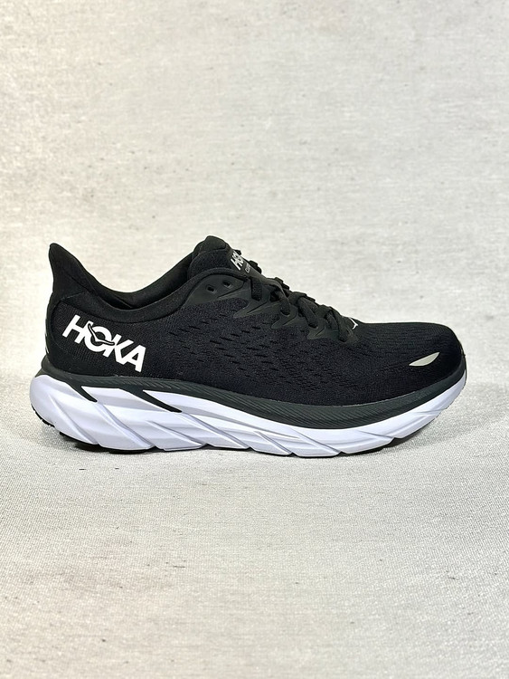 کفش دویدن مردانه هوکا کلیفتون 8 مشکی – نمای جانبی چپ